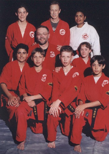 My Grading Group. The Master, Kwan Jae Nim, in the back row, right end.